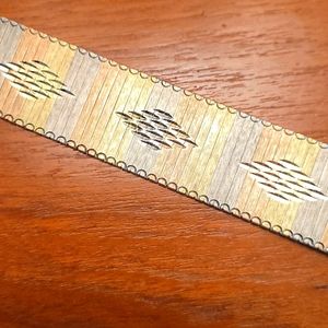 14kt Tricolor Bracelet